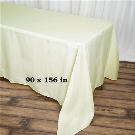 Econoline Ivory Tablecloth 90x156"