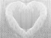 3D Design Wire Garland  40" Long White Foil Grass