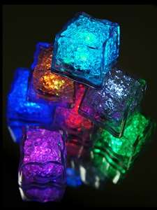 Vibrant Submersible Recreation Lights Ice Cube LED  Assorted