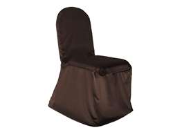 Stretch Scuba Chair Covers - Chocolate
