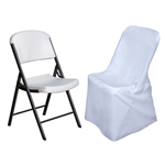 Chair Cover (Folding Lifetime) - White
