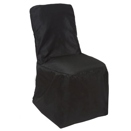 Square Banquet / Chivari Chair Cover - Black
