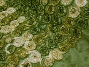 Mini-Rosettes Fabric Bolts – Willow Green Umbre 54"x4yards 