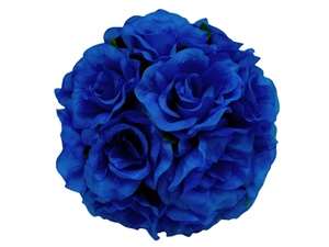 4 x HI HONEY!Kissing Balls - Royal Blue Roses
