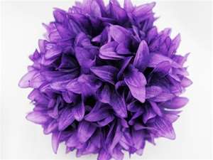 4 x ALWAYS CLOUD 9 Kissing Balls - Purple Dahlias