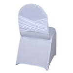Madrid Banquet Chair Cover - White