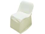 Folding Chair Covers (Stretch Scuba) - Ivory