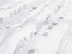 Forest Taffeta Fabric Bolt 54"x 5yards White