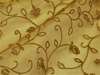Embroidered 54”x10Yards Besos Organza – Gold