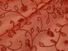 Embroidered 54”x10Yards Besos Organza – Red