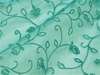 Embroidered 54”x10Yards Besos Organza – Turquoise