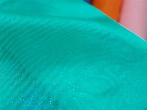 Glitter Organza 54”x10Yards Organza – Turquoise