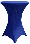 Cocktail Spandex Table Cover - Royal Blue
