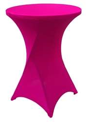 Cocktail Spandex Table Cover - Fushia