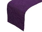 Table Runner (Zebra) - Eggplant / Eggplant