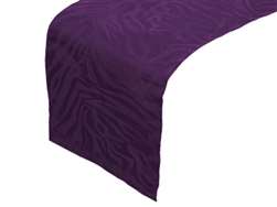 Table Runner (Zebra) - Eggplant / Eggplant