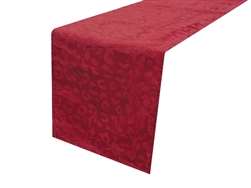Table Runner (Leopard) - Red / Red
