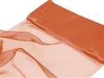 Chiffon Fabric Bolt 54" x 10Yards - Burnt Orange