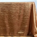 Gold Crinkle Taffeta Tablecloth 90x132"