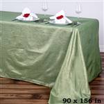 Apple Green Crinkle Taffeta Tablecloth 90x156"