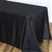 Black Crinkle Taffeta Tablecloth 90x156"