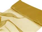 Chiffon Fabric Bolt 12" x 10Yards - Gold