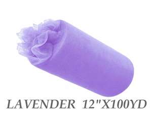 12"x100yd Tulle Rolls - Lavender