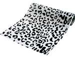 Leopard Spots fabric bolt 12" x 10Yards - Black / White