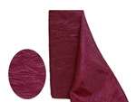 Crinkle Taffeta Fabric 12" x 10Yards - Burgundy