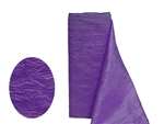 Crinkle Taffeta Fabric 12" x 10Yards - Purple
