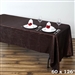 Chocolate Crinkle Taffeta Tablecloth 60x126"