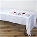 White Crinkle Taffeta Tablecloth 60x126"