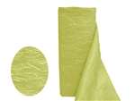 Crinkle Taffeta Fabric 12" x 10Yards - Yellow