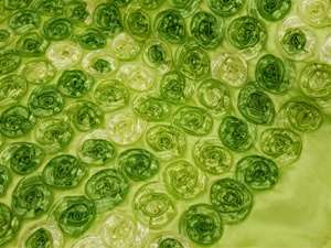 Mini-Rosettes Fabric Bolts – Apple Green Umbre 54"x4 yards