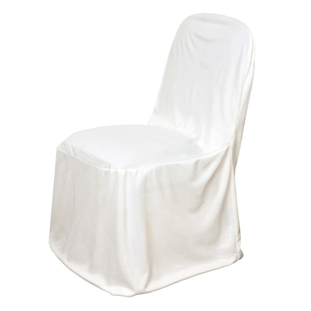 Stretch Scuba Chair Covers - Ivory