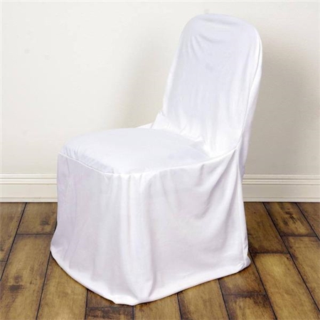 Stretch Scuba Chair Covers - White
