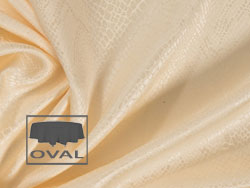108" X 156" Oval Premium Snake Skin Damask Tablecloths