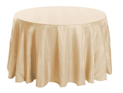 108" Round Premium Snake Skin Damask Tablecloths