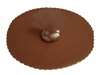 12" Tulle Circle Wrap - Chocolate/25pk