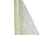 Embroidered Fabric Bolt 54" x 10Yards - Ivory