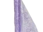 Embroidered Fabric Bolt 54" x 10Yards - Lavender