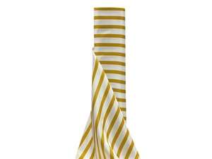 Lovable Satin Stripes - 54" x 10yards Champagne / White