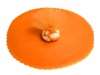 9" Tulle Circle Wrap - Orange/25pk