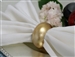 Gold Napkin Rings (Acrylic) - Set of 4