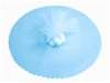 9" Tulle Circle Wrap - Light Blue/25pk