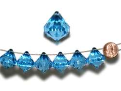 200+ pcs Diamond Raindrops - Acrylic Blue