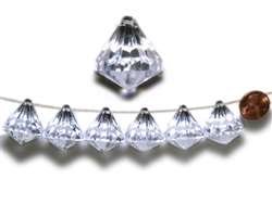 200+ pcs Diamond Raindrops - Clear Acrylic
