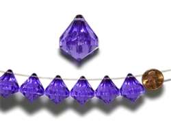 200+ pcs Diamond Raindrops - Acrylic Purple