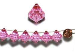 200+ pcs Diamond Raindrops - Acrylic Pink