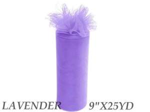 9"x25yd Tulle Rolls - Lavender